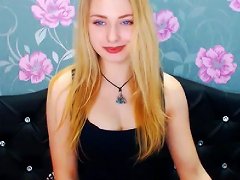 Blonde Cam Babe Plays With Her Pussy