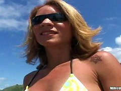 Ball Licking And Cock Sucking By Blonde Bitch