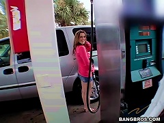 Amazing Teen Sabrina Rides The Bangbus