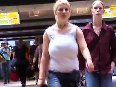 Huge Boobed German Student With Slowmo