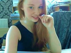 Comely Webcam Charmer Turns Around And Starts Masturbating