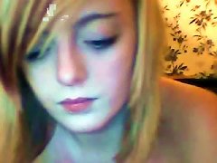 Seductive Blonde Coed Talks To Me And Shows Me Her Juicy Pussy